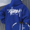 męskie ubrania na wiosnę i jesień, modne bluzy z kapturem w stylu streetwear z kreatywnym nadrukiem liter, męskie bluzy z kapturem