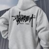 męskie ubrania na wiosnę i jesień, modne bluzy z kapturem w stylu streetwear z kreatywnym nadrukiem liter, męskie bluzy z kapturem
