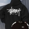 męskie ubrania na wiosnę i jesień, modne bluzy z kapturem w stylu streetwear z kreatywnym nadrukiem liter, męskie bluzy z kapturem